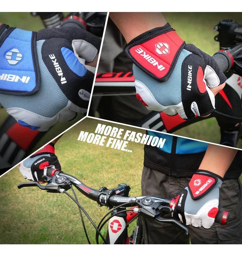 3D Gel Padded Shock-Absorbing Breathable Cycling Gloves for Men & Women
