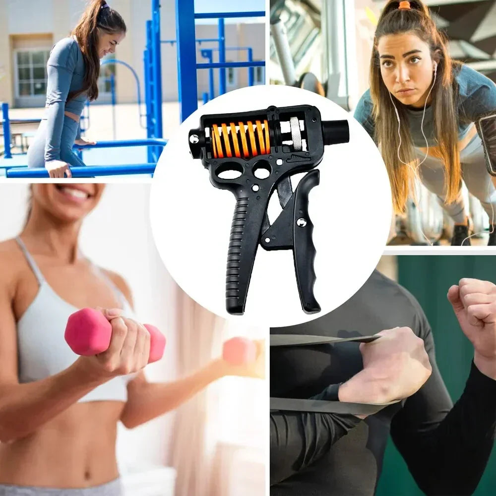 Adjustable 5–165 kg Heavy Hand Grip Strengthener - Finger Expander for Arm, Wrist, and Forearm Training