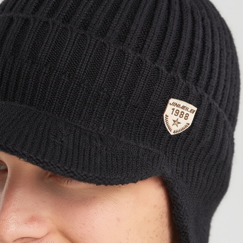 Beanie with Ear Flaps - Earmuffz