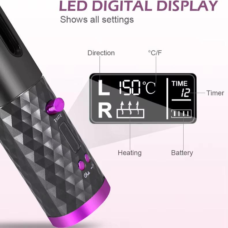 Cordless Automatic Curling Iron