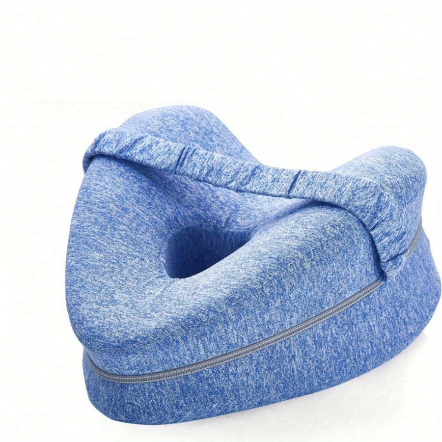Ergonomic Side Sleeper Knee Pillow with Removable and Washable Cover