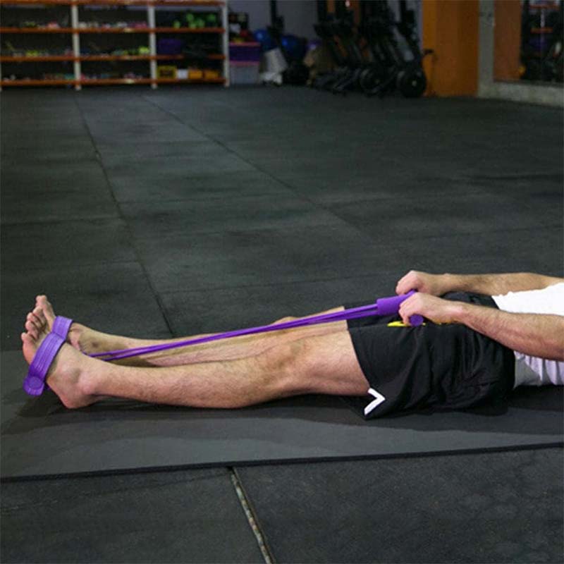 Exercise Pull Rope with Foot Pedals