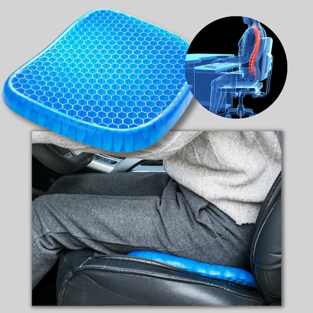 Gel Comfort Seat Pad with Honeycomb Support