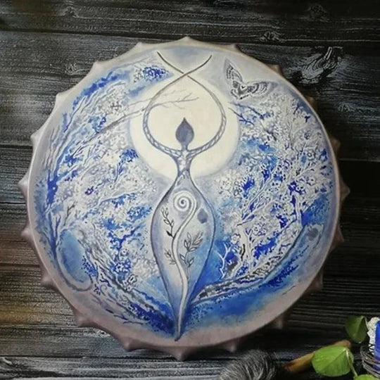 Handcrafted Tree of Life Shaman Drum
