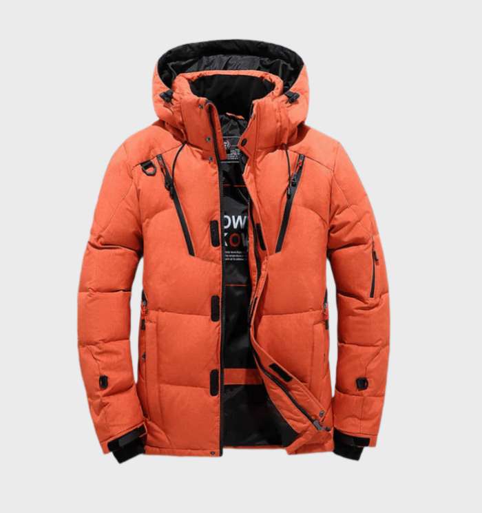 Heavily Insulated Waterproof and Windproof Winter Parka Jacket