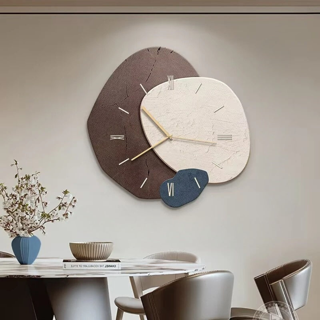 LunaWood Wall Clock - Natural Elegance with a Soft LED Glow