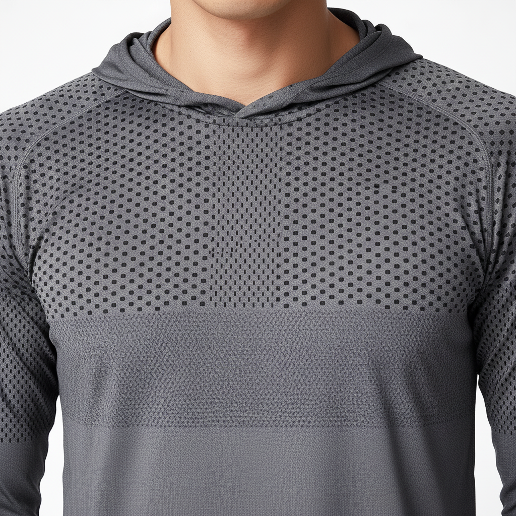 Men's Lightweight Performance Workout Hooded Shirt