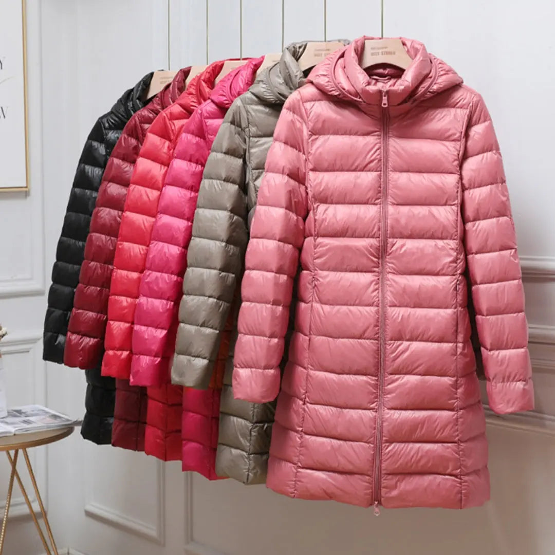Men's Lightweight Waterproof Puffer Jacket with Zip-Off Hood