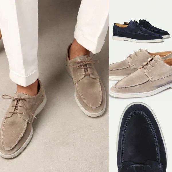 Men's Luxury Lace-Up Loafers