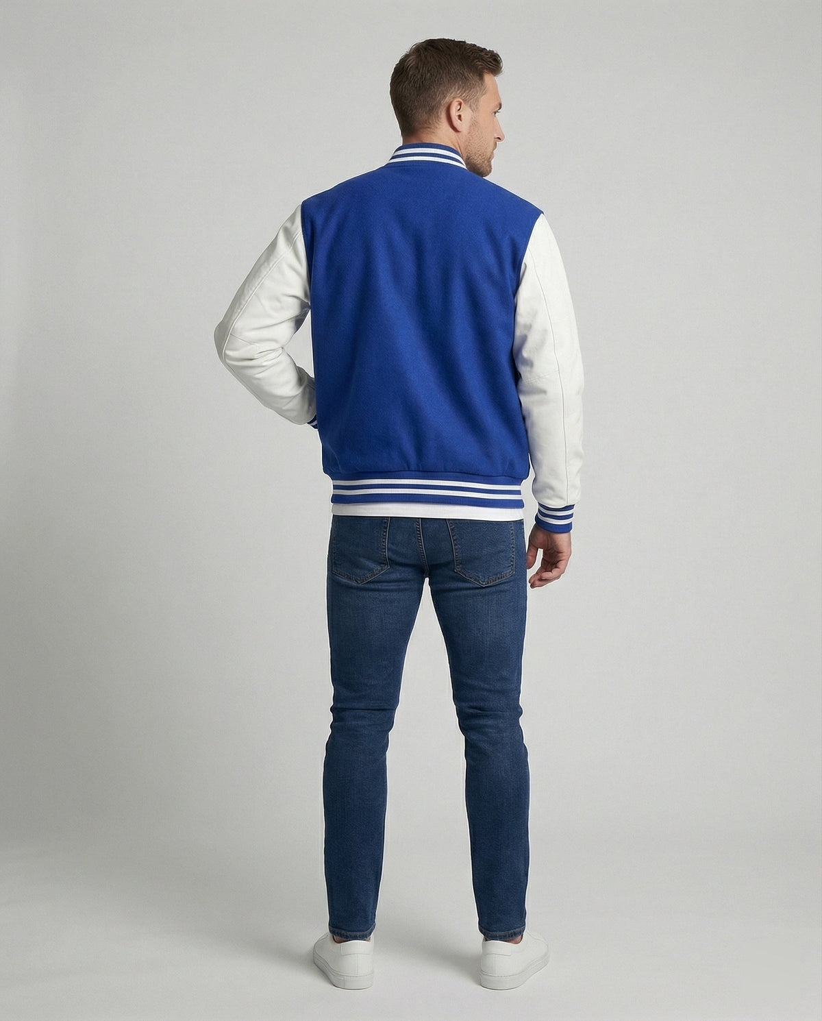 Men's Sporty Varsity Jacket