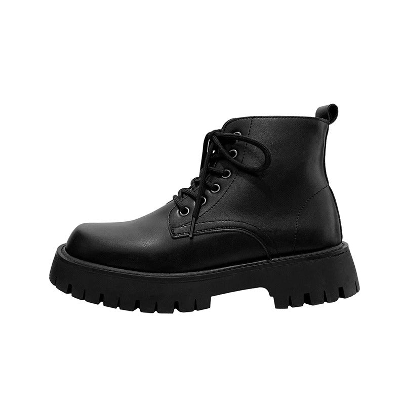 Men's Sturdy Lace-Up Boots with Non-Slip Sole and Durable Upper