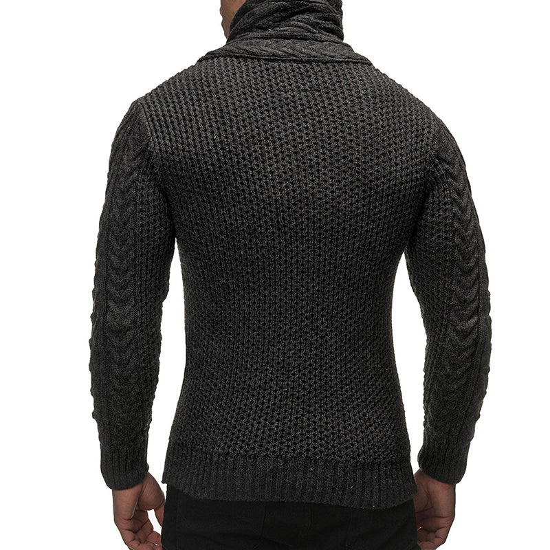 Men's Turtleneck Cardigan | Stylish & Casual Cardigan