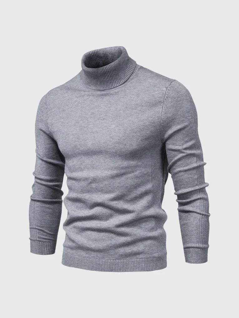 Men's Turtleneck Sweater – Washable and Versatile