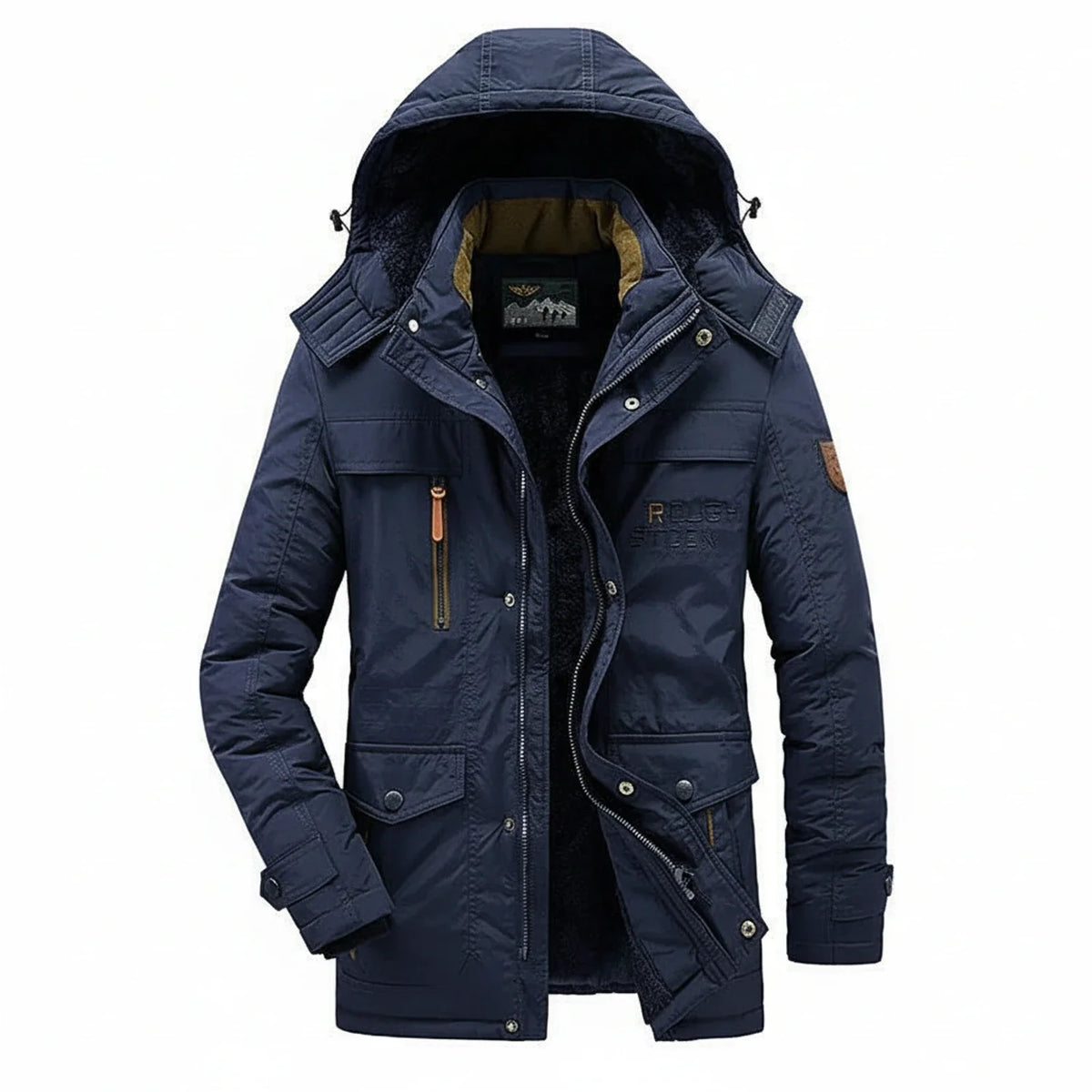 Men's Winter Hooded Parka Jacket