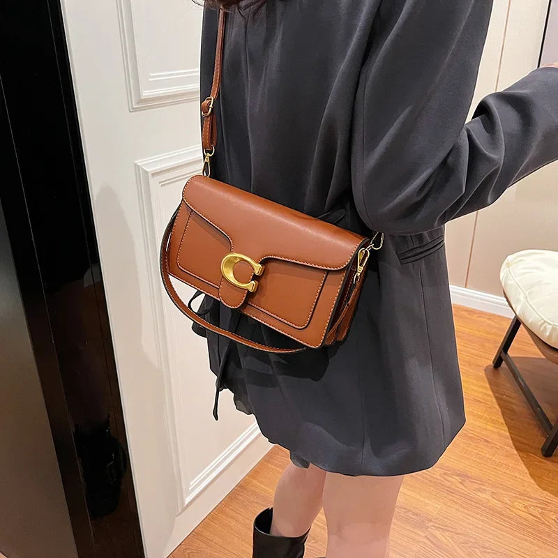 Minimalist Square Shoulder and Crossbody Bag