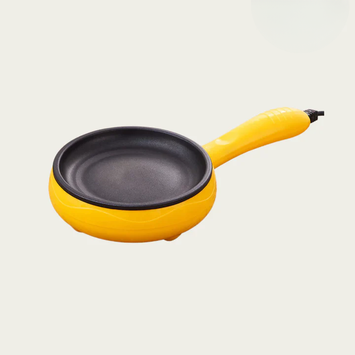 Non-Stick Mini Electric Frying Pan with Automatic Shut-Off