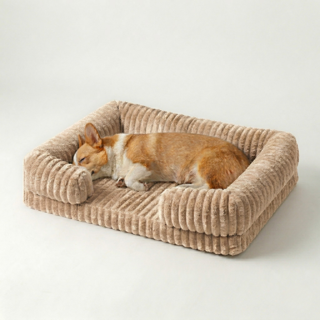 Orthopedic Sofa-Style Dog Bed