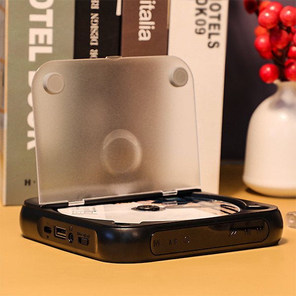 Portable CD Player with Rechargeable Battery and AUX Input