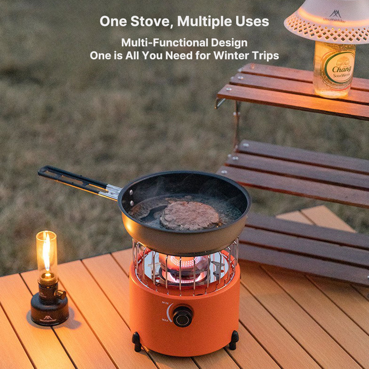 Portable Outdoor Camping Heater and Cooker