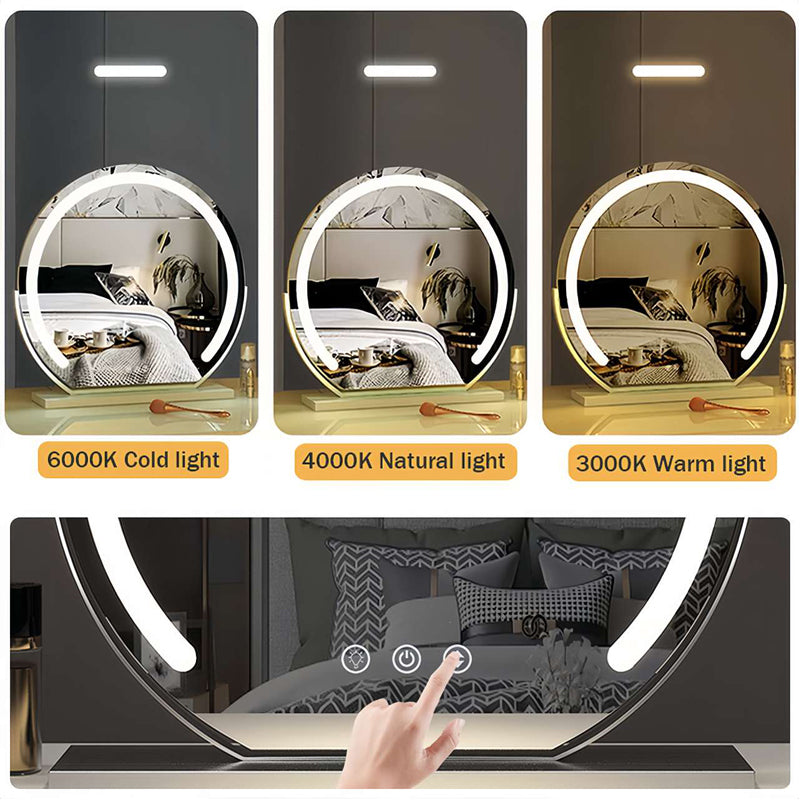 Smart LED Vanity Makeup Mirror with Touch Control