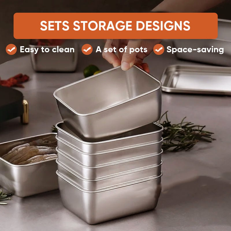 Stainless Steel Food Storage Containers | Durable & Eco-Friendly