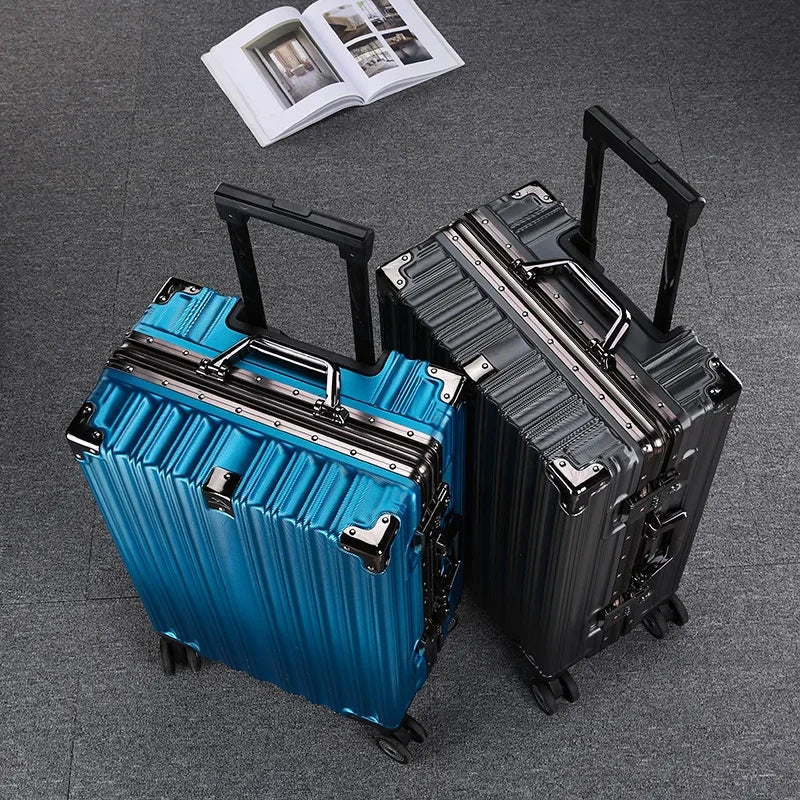 Unisex Aluminium Frame Hard Shell Suitcase