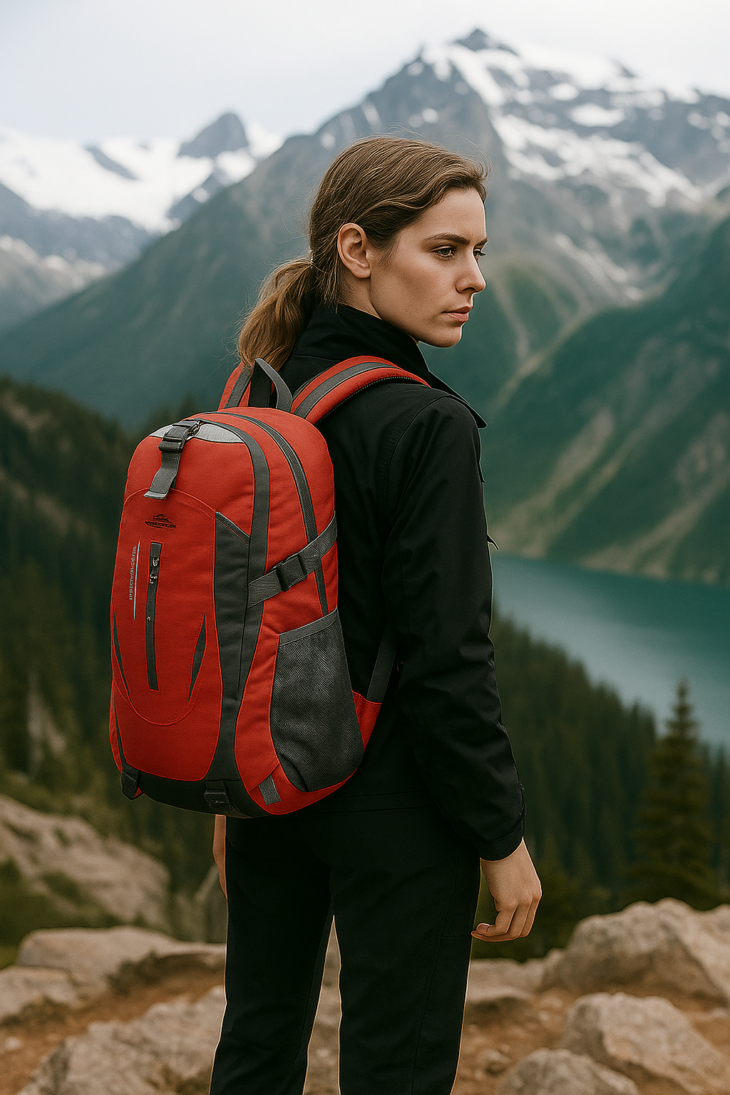 Unisex Waterproof Outdoor Travel Backpack with Multiple Compartments