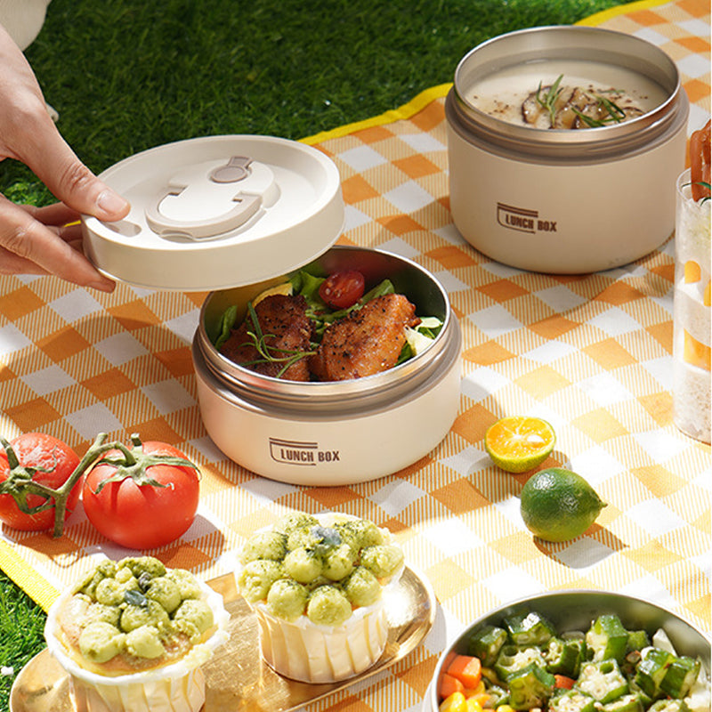 Vacuum-Sealed Stainless Steel Insulated Lunch Box