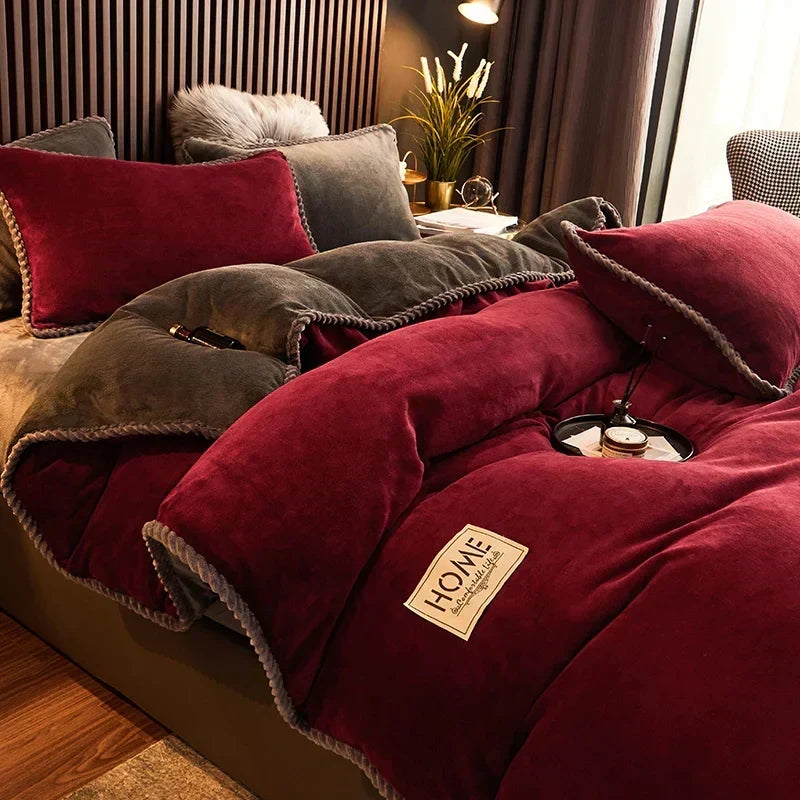 Velvet Fleece Comforter Set