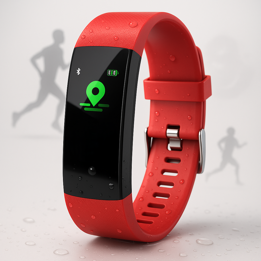 Waterproof Smartwatch with Heart Rate Monitor and Bluetooth for Active Lifestyles and Fitness Tracking
