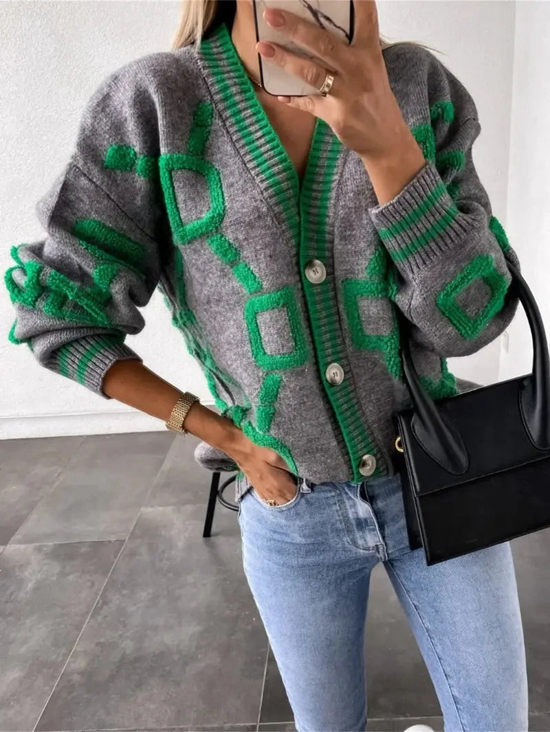 Women's Button-Front Cardigan