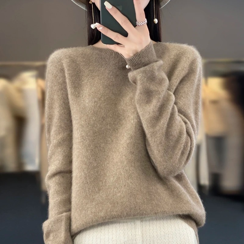 Women's Crew Neck Sweater - Stylish, Soft and Comfortable