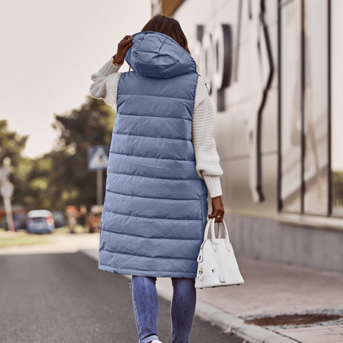 Women's Hooded Padded Vest