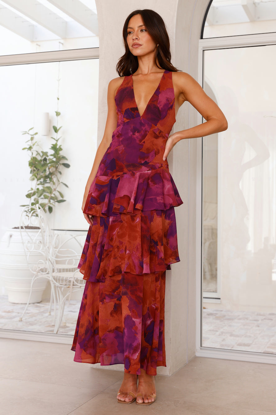 Women's Tiered Maxi Dress