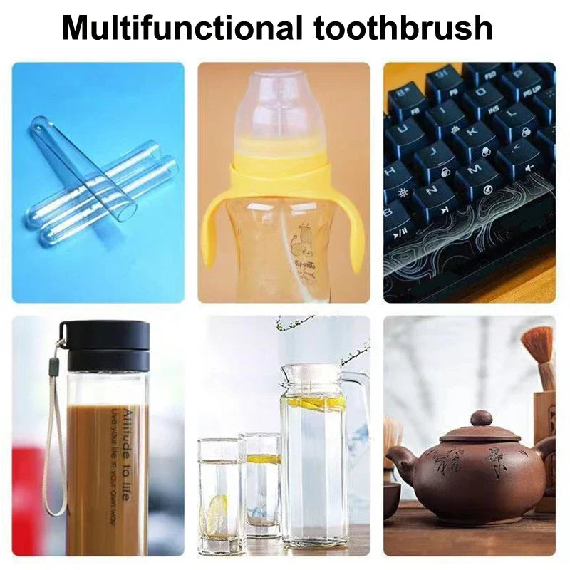 10-Piece Stainless Steel Small Cleaning Brush Set