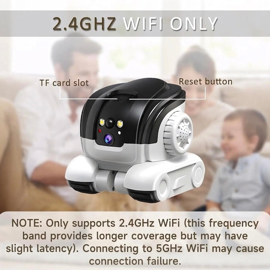 1080P Pet Camera – Two-Way Audio – Color Night Vision up to 10m – Motion Alerts – 32GB SD Card