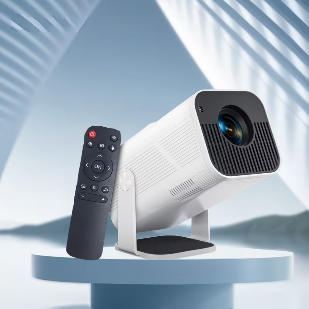1080P Wireless Mini Projector - Portable LCD Display, 4K Input Compatible