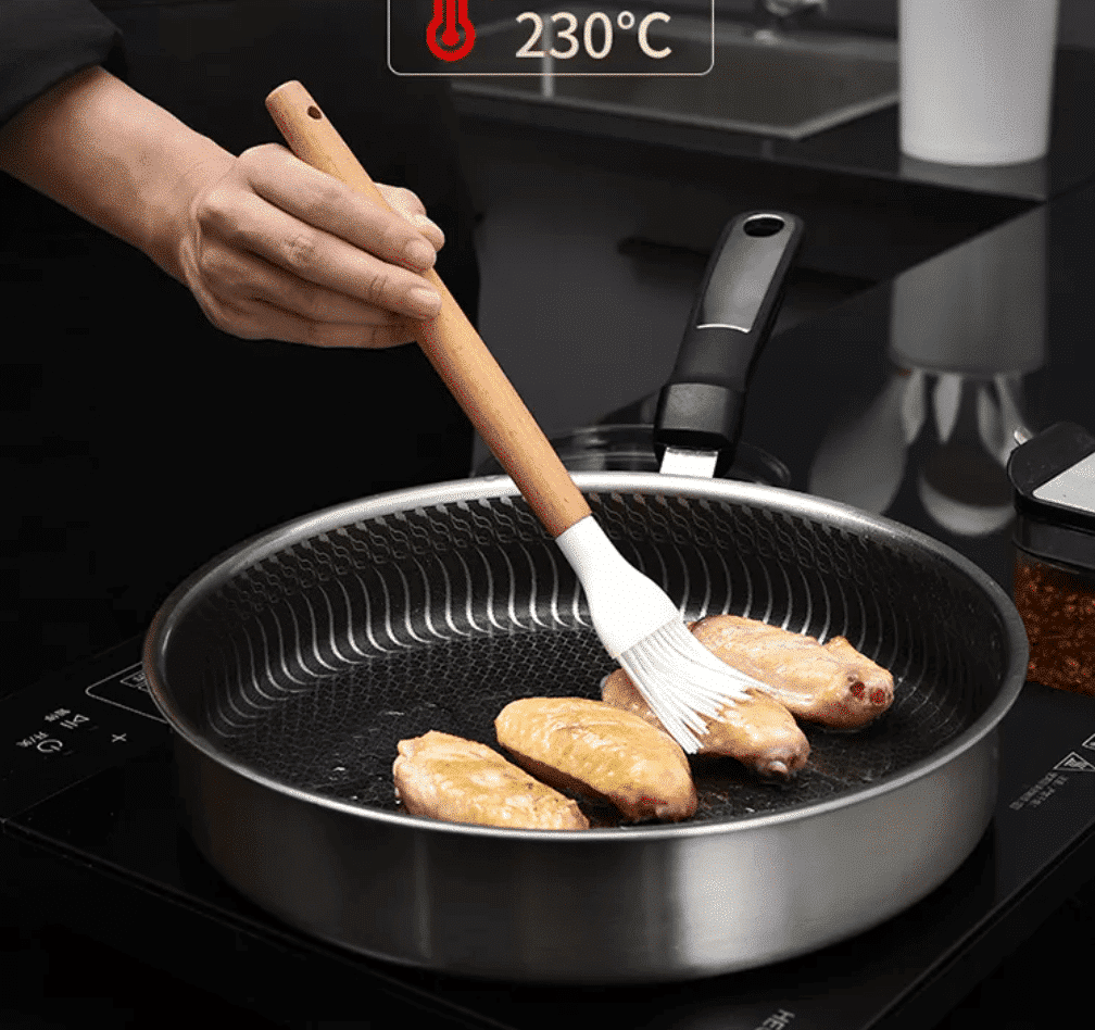 11-Piece Wooden and Silicone Kitchen Utensil Set with Holder (Black or White)