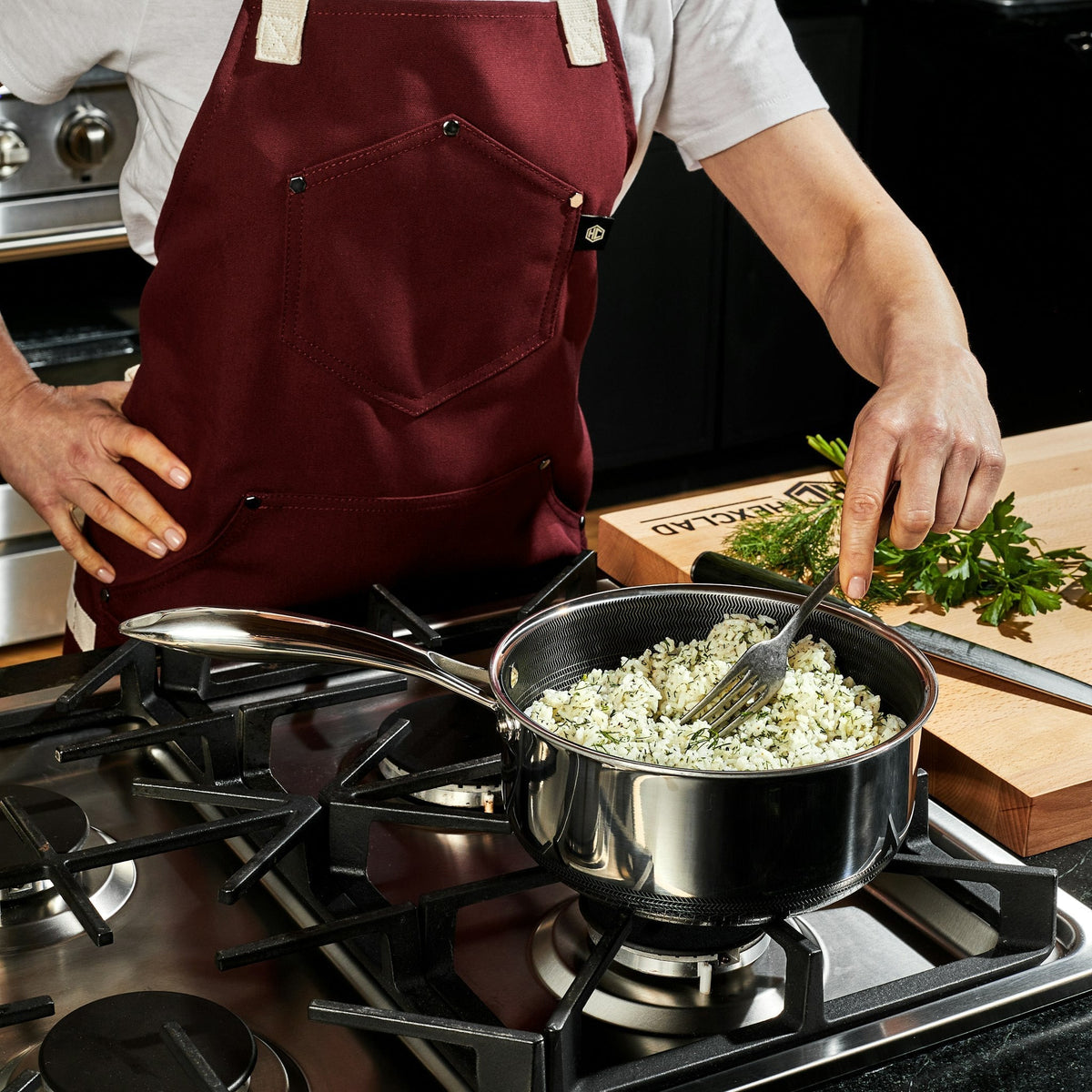 12-Piece Hybrid Cookware Set - Innovative Technology