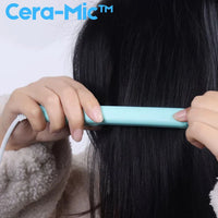 2-in-1 Mini Ceramic Hair Straightener and Curling Iron