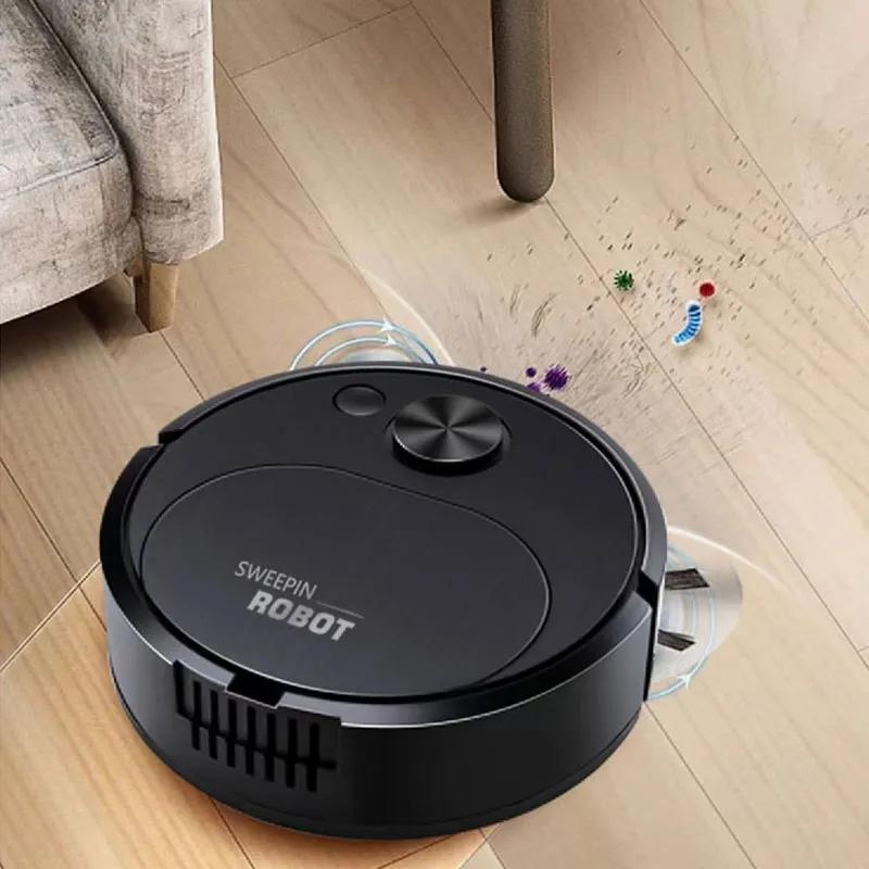 3-in-1 Robot Vacuum and Mop – Compact Design