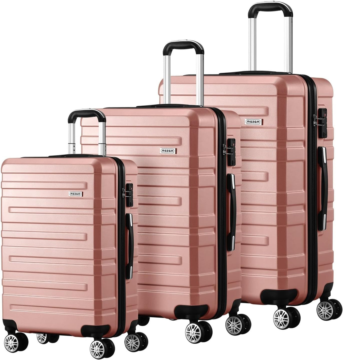 3-Piece Hardshell Luggage Set with TSA Lock