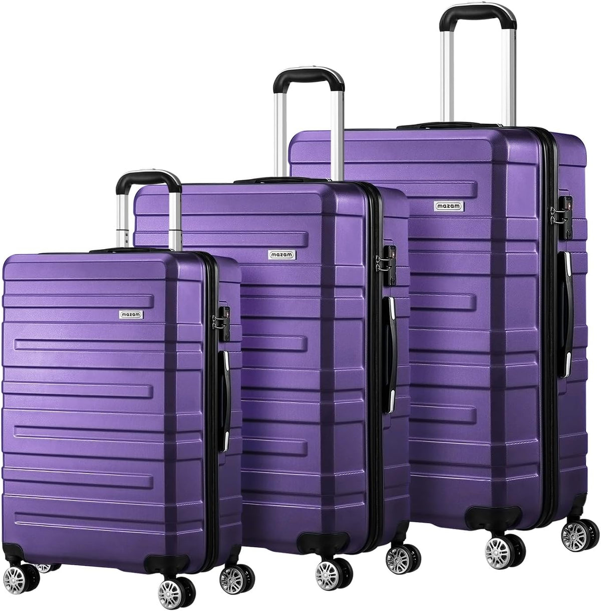 3-Piece Hardshell Luggage Set with TSA Lock