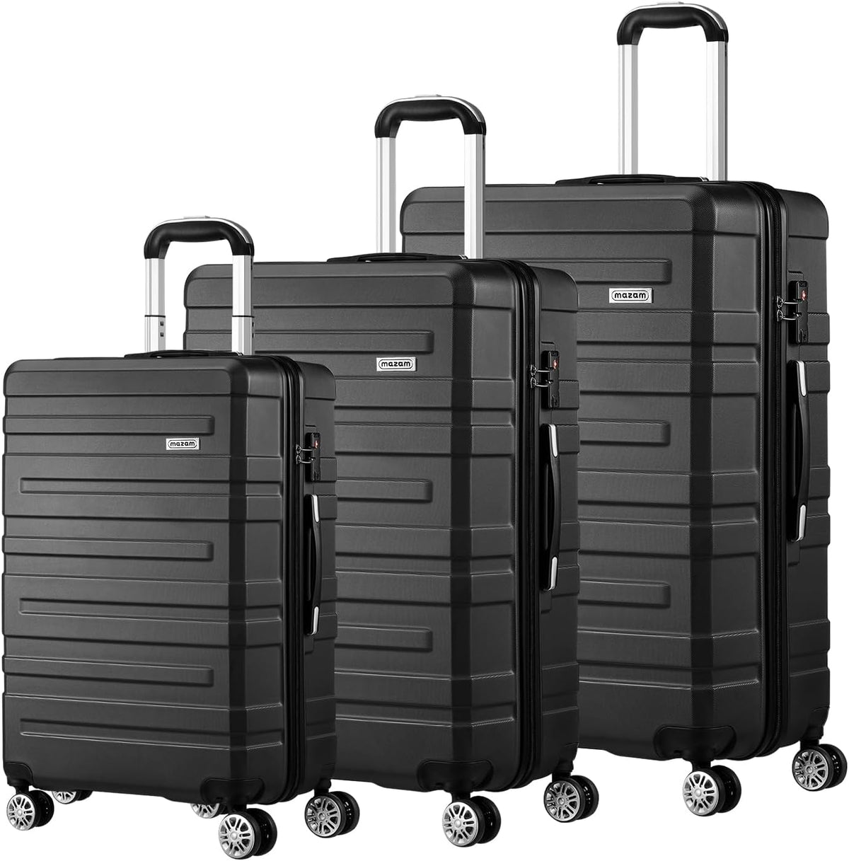 3-Piece Hardshell Luggage Set with TSA Lock