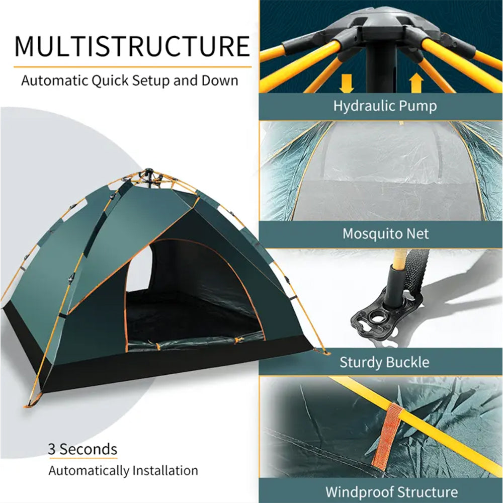 3 To 8-Person Instant Pop-Up Tent