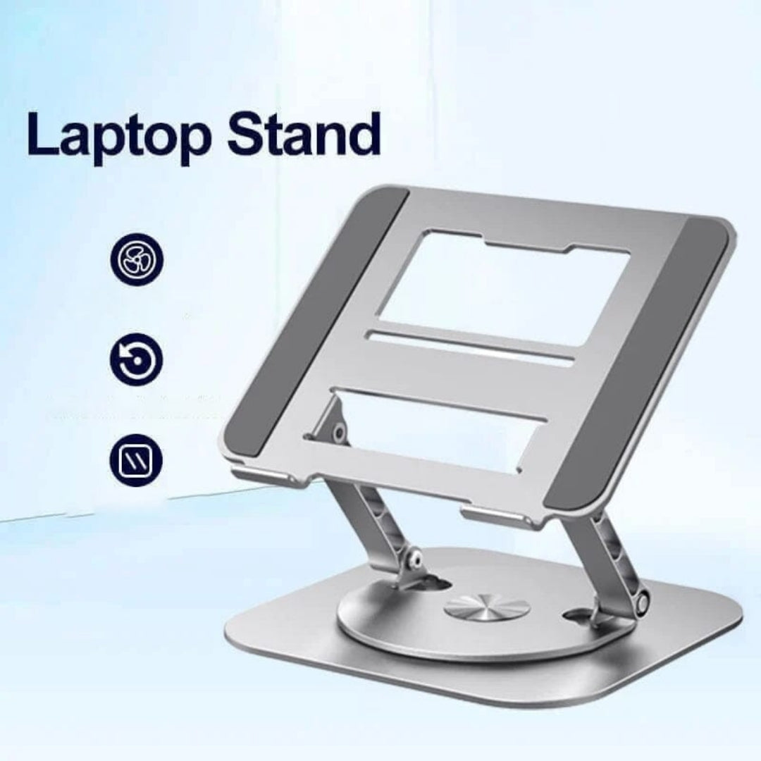360° Rotating Aluminium Laptop and Tablet Stand