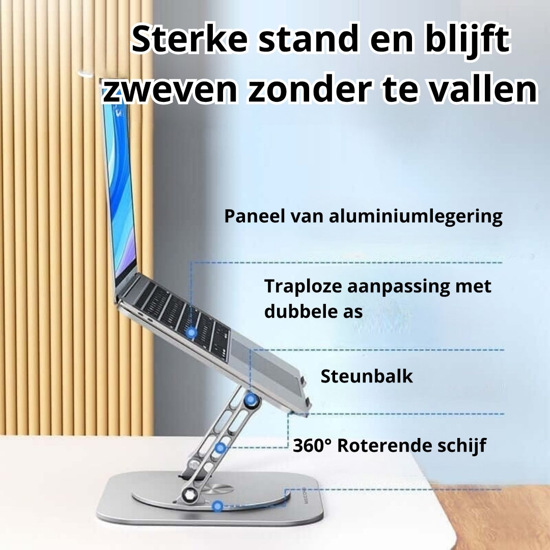 360° Rotating Aluminium Laptop and Tablet Stand