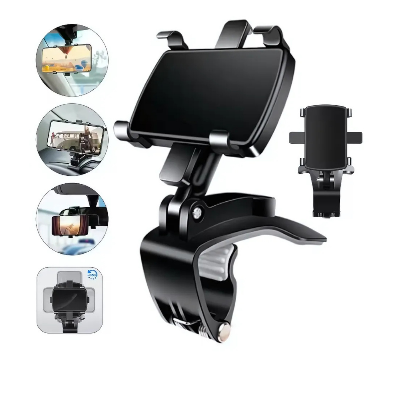 360° Rotating Phone Holder with Strong Compact Grip