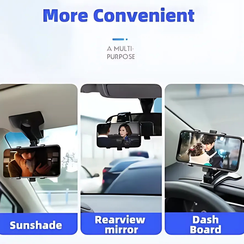 360° Rotating Phone Holder with Strong Compact Grip