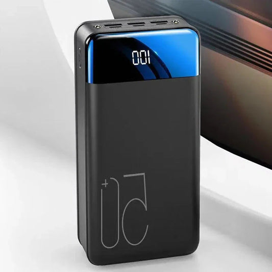 50,000 MAh Power Bank with Multi-Device Charging – Compact, Portable Charger with LED Indicator